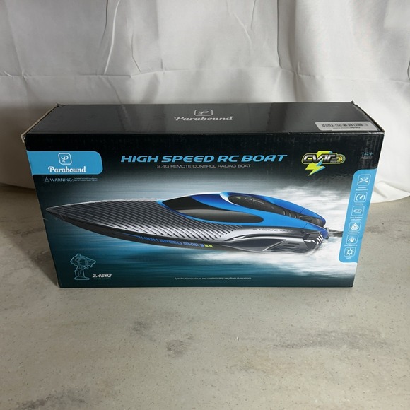 The Unbranded Brand Other - 4DRC S3 45km/h Remote Control Boat Kids Toy WATER-COOLED High Speed Speedboat